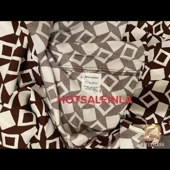 SALE✨Reformation Gavin Dress in Tiles *NEW* - Picture 5 of 5